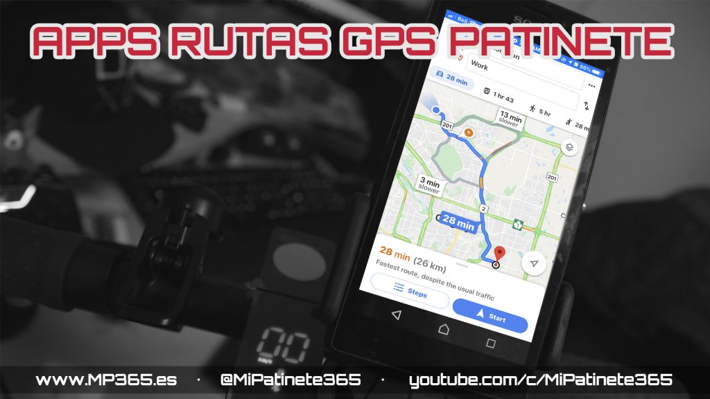 Las mejores APPs de navegación GPS para tu Patinete Eléctrico