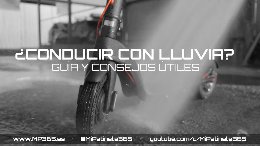 ¿Puedo conducir con mi patinete eléctrico durante la lluvia?