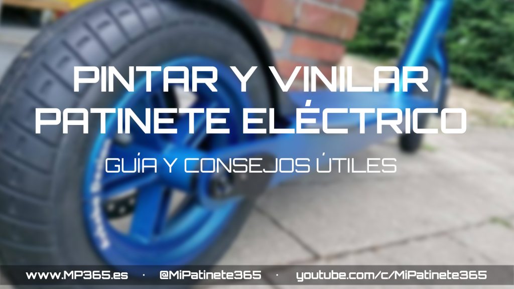 Guía para pintar y personalizar un patinete eléctrico