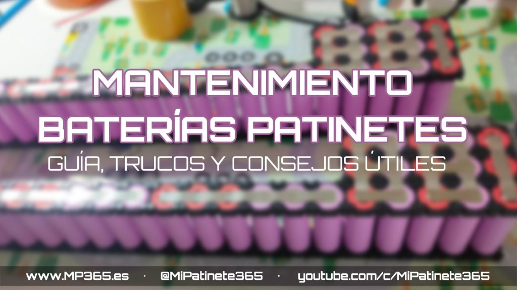 Guía sobre la carga y el uso correcto de la batería de un patinete eléctrico