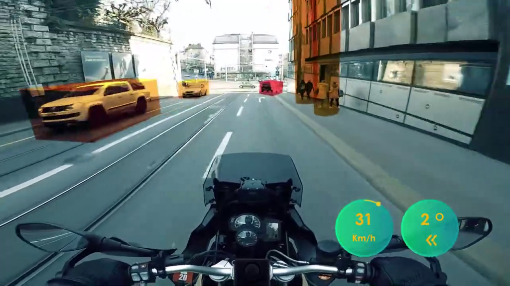Aegis Rider: un casco con realidad aumentada para prevenir accidentes