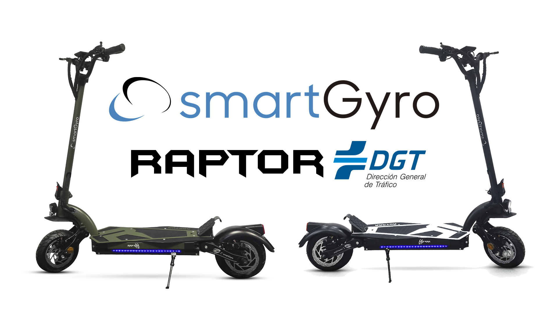 Smartgyro lanza el nuevo patinete Raptor certificado por la DGT